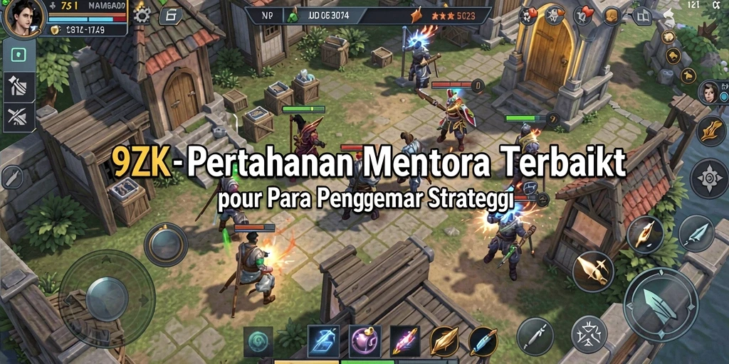 Tangkapan layar menampilkan aksi menaklukkan musuh di 9ZK.