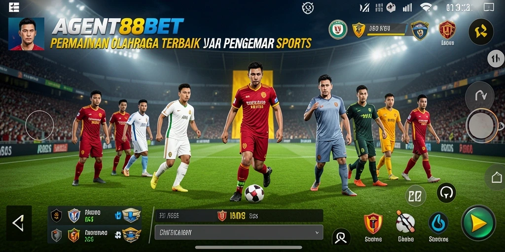 Gameplay seru <strong>AGENT88BET</strong> menampilkan aksi olahraga yang mendebarkan.