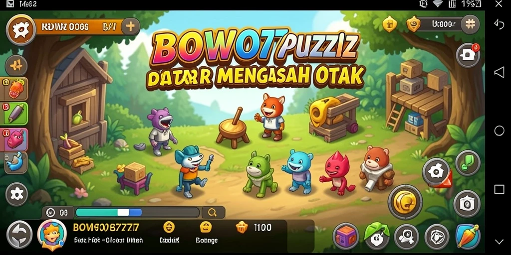 Gameplay <strong>BOWO77</strong> yang menantang dengan berbagai puzzle menarik.