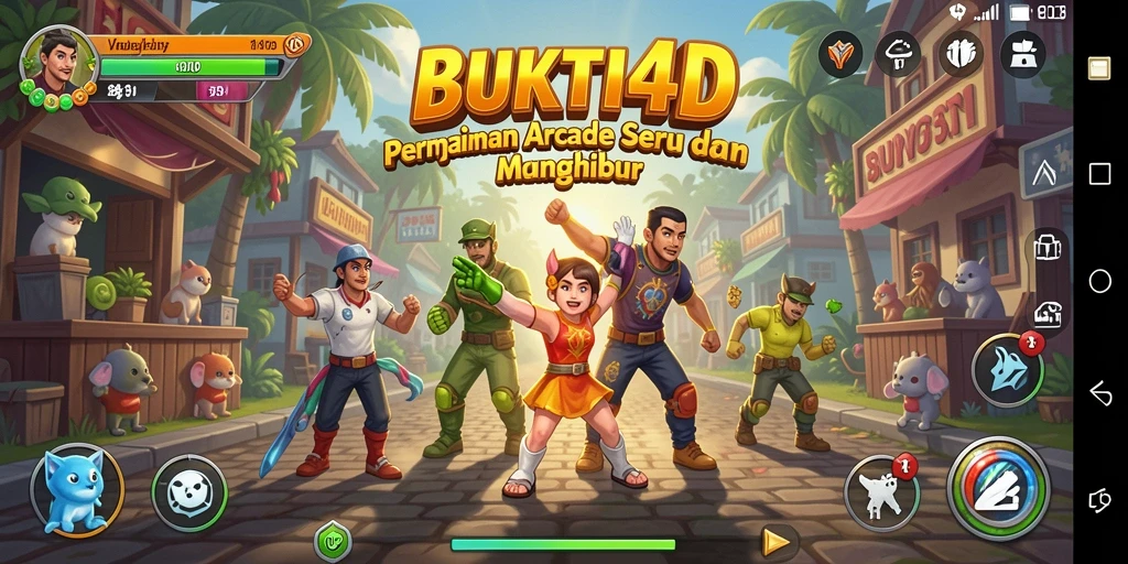 Tangkapan layar BUKTI4D menunjukkan aksi cepat dalam gameplay Arcade yang seru.