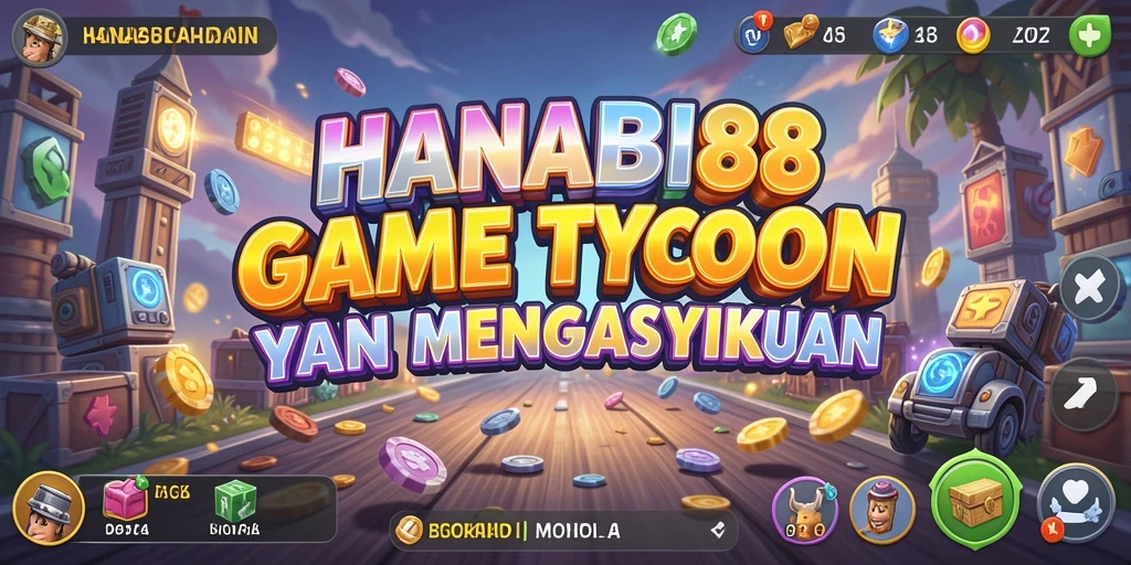 Screenshot permainan HANABI88 menampilkan momen seru di dalam game Tycoon.
