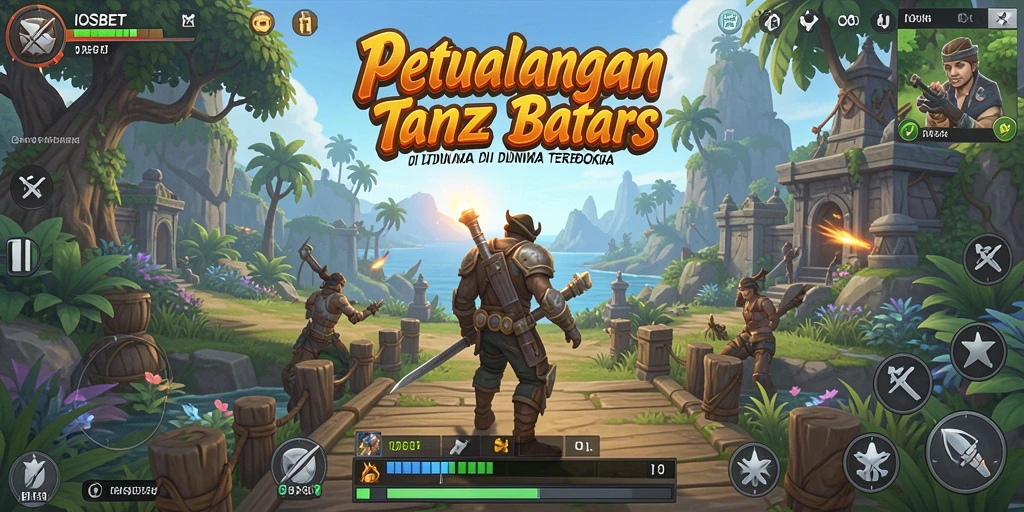Tangkapan layar <strong>IOSBET</strong> menampilkan aksi seru di dunia terbuka.