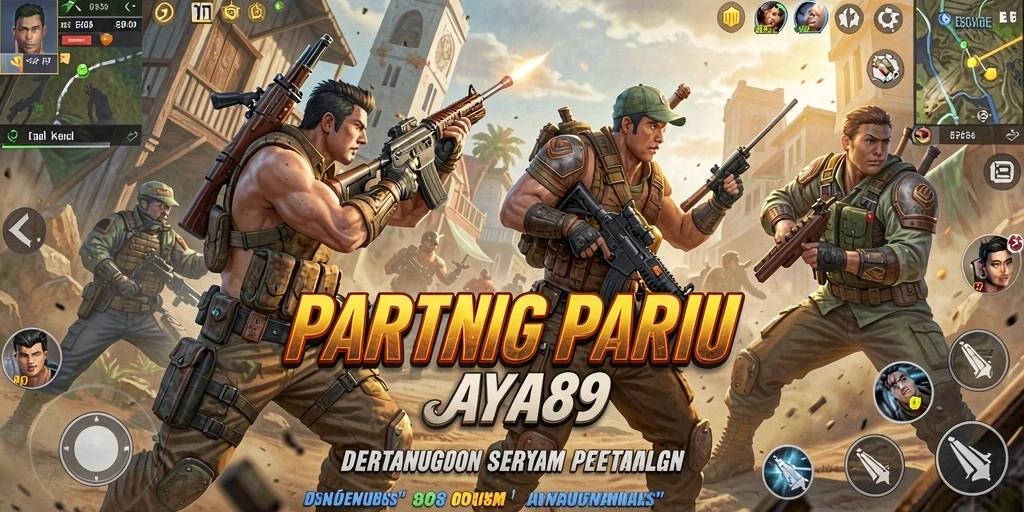 Screenshot menampilkan aksi seru di JAYA89 dengan karakter yang terlibat dalam pertempuran.