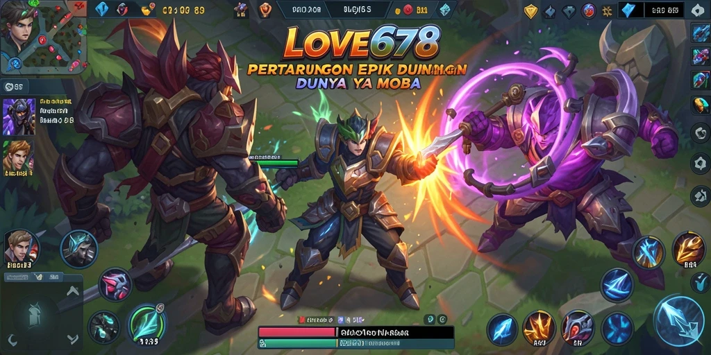 Gameplay MOBA yang seru dan menantang di LOVE678.