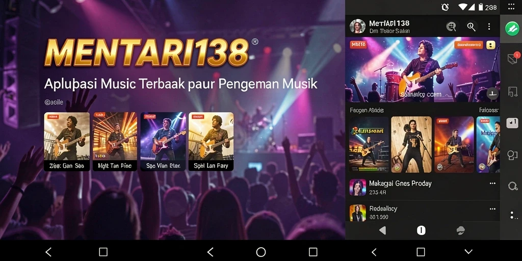 Tampilan menarik dari gameplay aplikasi musik MENTARI138.