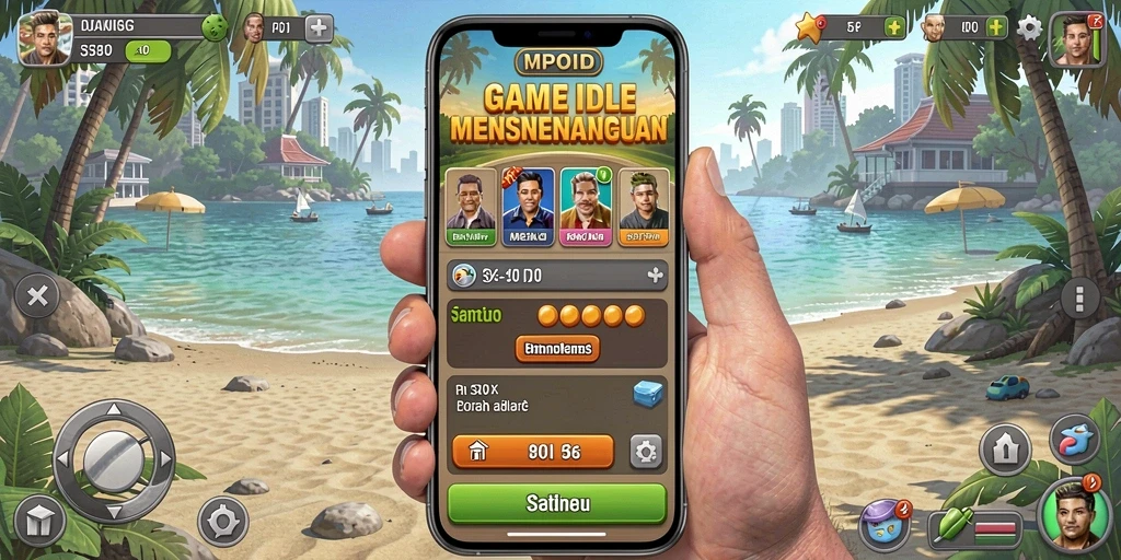 Tampilan gameplay MPOID yang menawan dalam genre Idle.