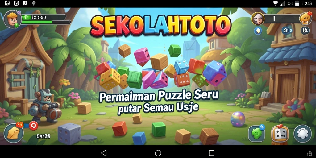 Tampilan gameplay SEKOLAHTOTO yang menarik dan menantang.