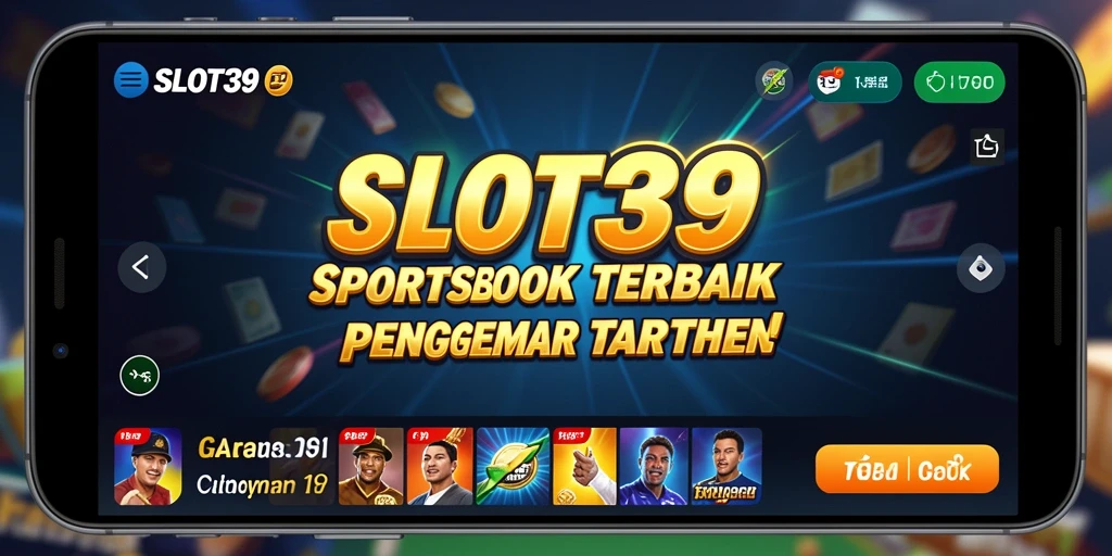 Tampilan gameplay menarik dari SLOT39 dengan taruhan olahraga.