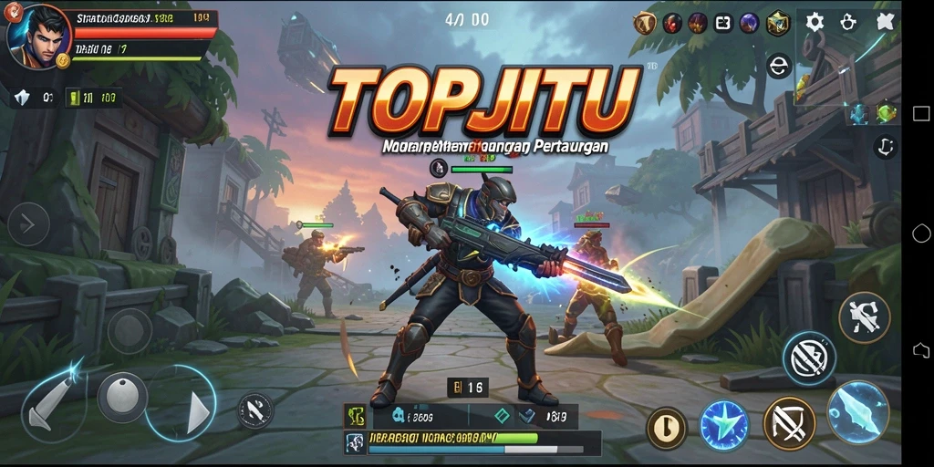 Tampilan menarik dari gameplay <strong>TOPJITU</strong> yang penuh taktik.